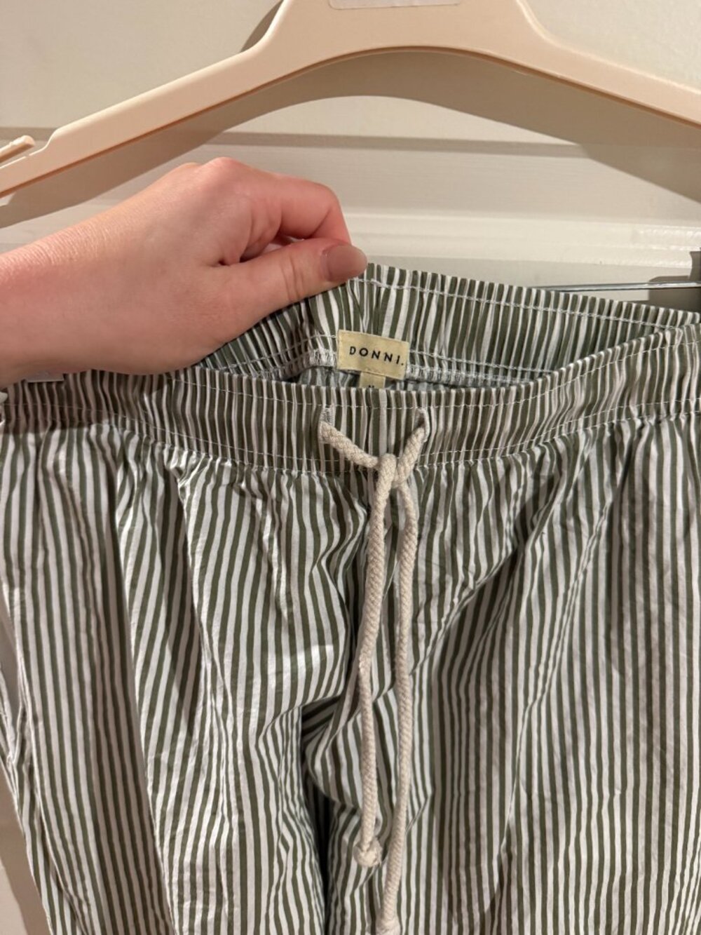 DONNI The Pop Stripe Drawstring Pant - Picture 2 of 3